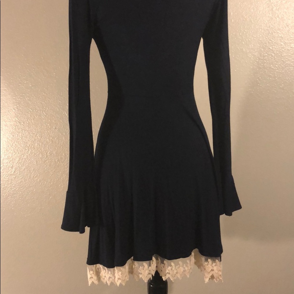 Dark Navy Cocktail Dress - Picture 4 of 7